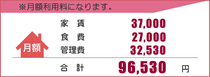 月額利用料96,530円